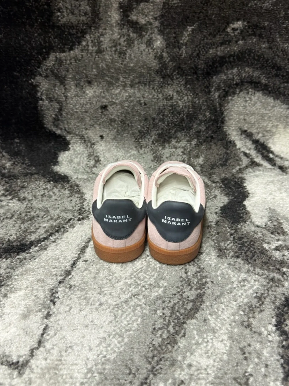 Isabel Marant Women’s Bryce Lace Sneaker White Pink Size 39 40 - Picture 4 of 6